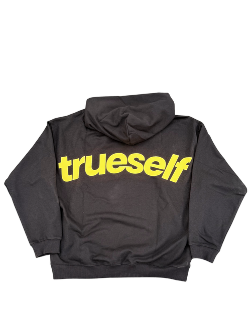Trueself Hoodie - Black/Yellow