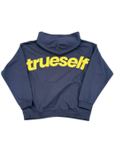 Trueself Hoodie - Dark Blue/Yellow