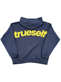 Trueself Hoodie - Dark Blue/Yellow