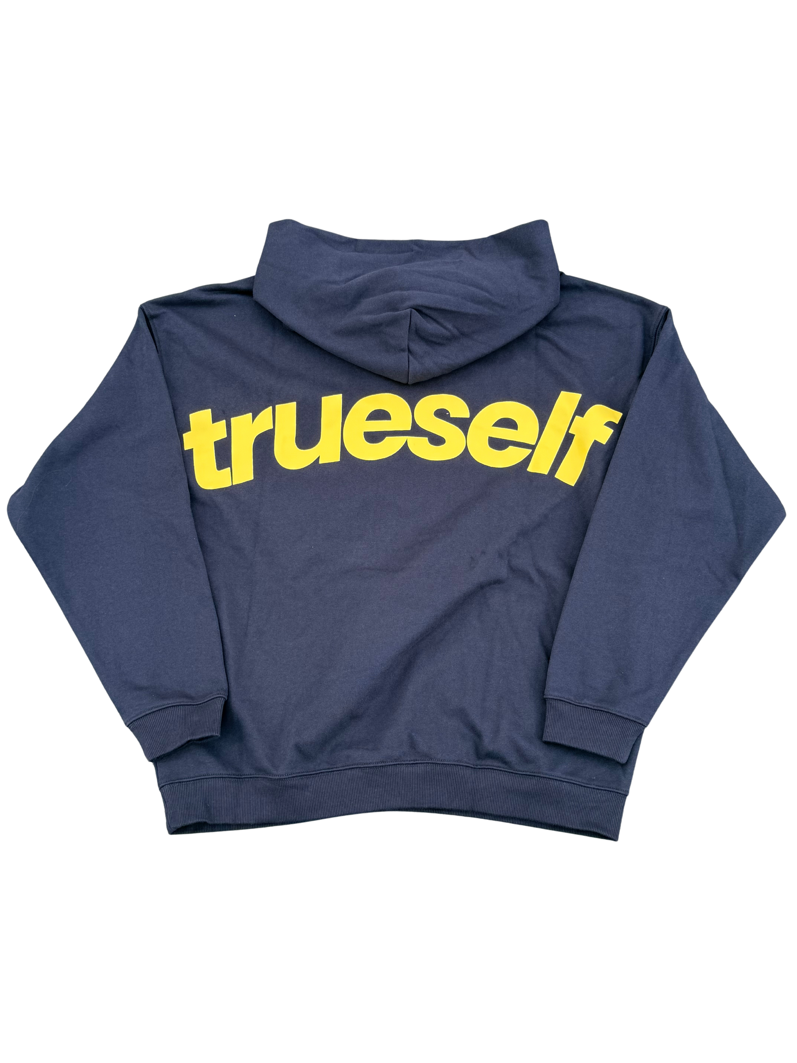 Trueself Hoodie - Dark Blue/Yellow