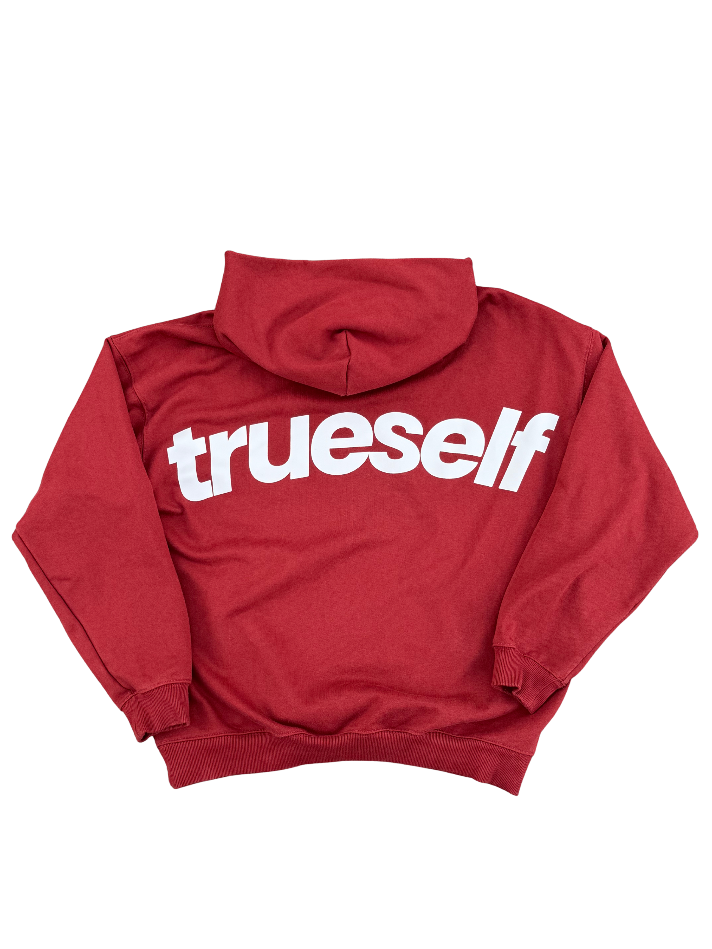 Trueself Hoodie - Red/White